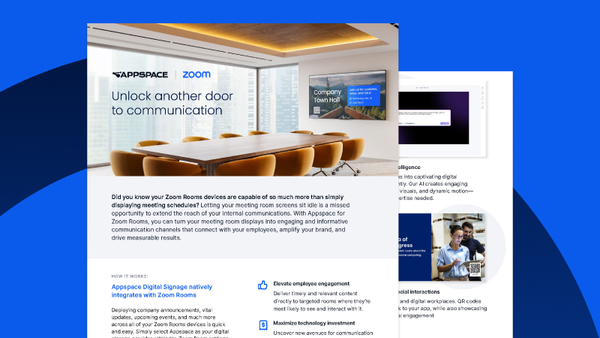 Appspace for Zoom Rooms