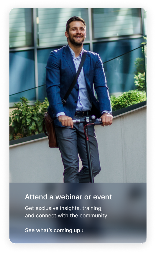 Appspace events and webinars