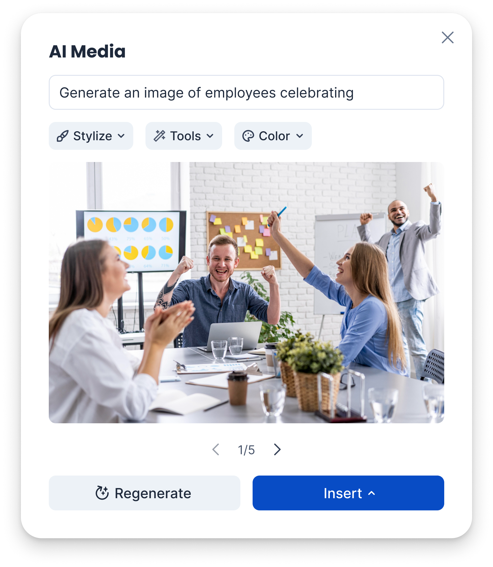 Generated content - Appspace Intelligence