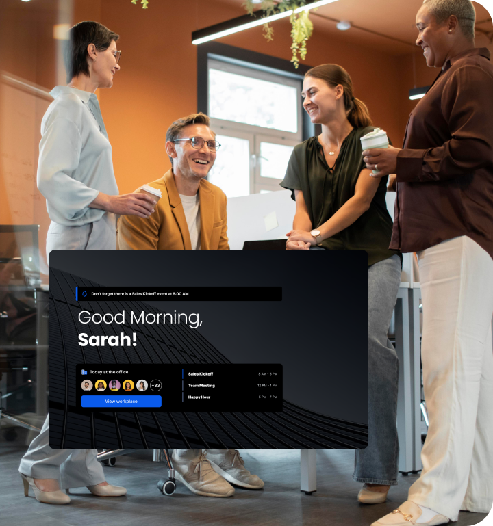 Desk hoteling and Hot desking - Appspace Intelligence