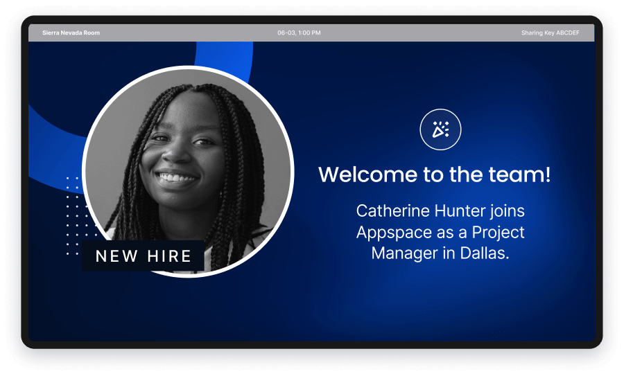 No idle screens - Zoom Rooms and Appspace